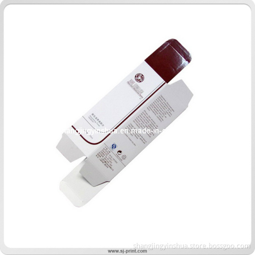 Cosmetic Lipstick Foldable Long Paper Clear Box